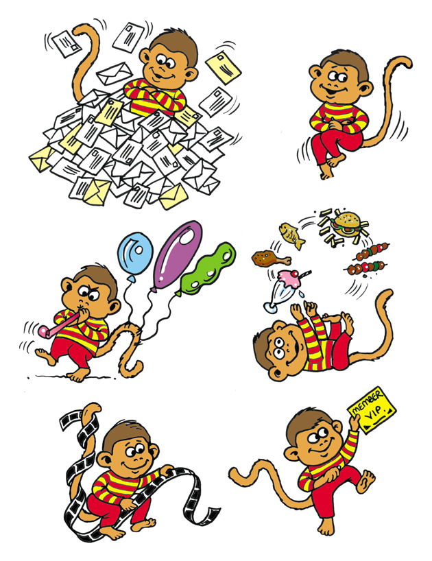 Cartoons, caricatures